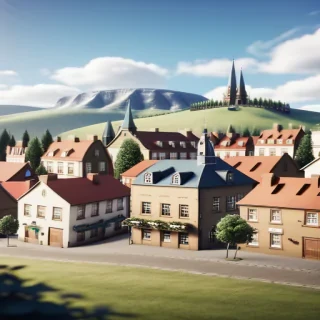 town background
