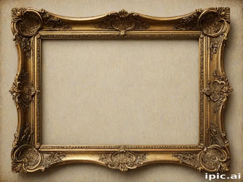 antique frame png