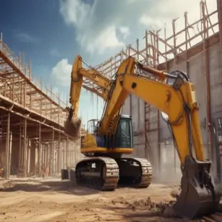 construction site background