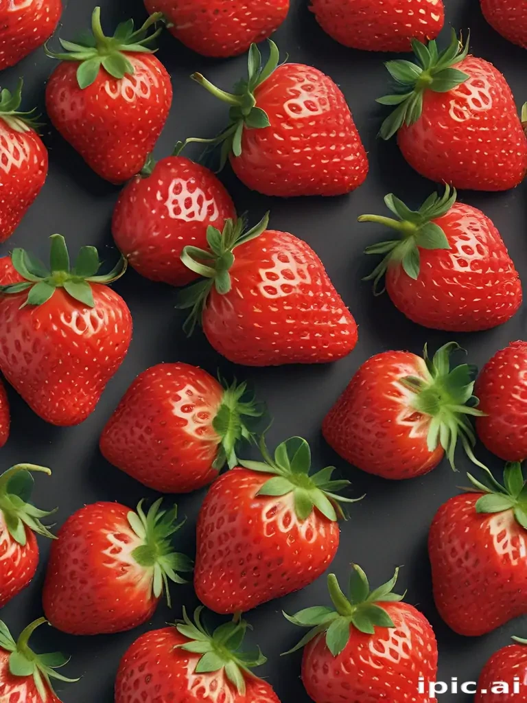 strawberry background aesthetic