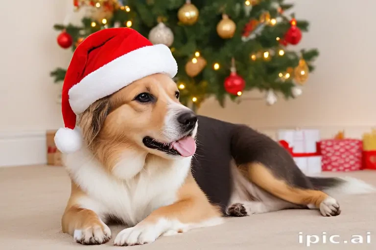 christmas dog photos