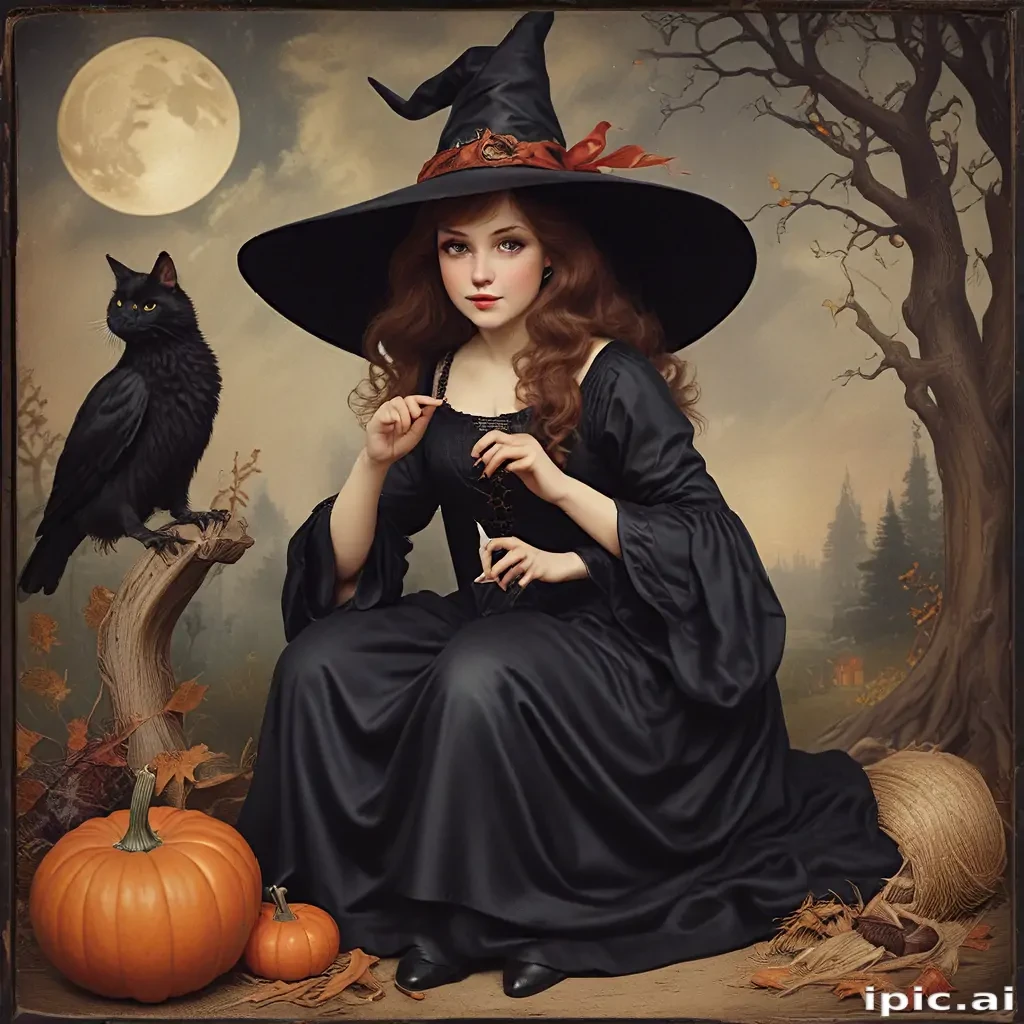 vintage witch images