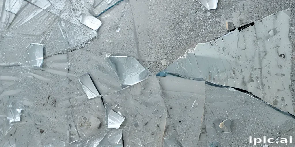 broken glass texture