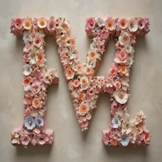 floral letters