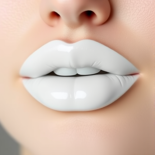 Opaque white liquid lipstick "Blank Canvas" with a satin finish, designed as a base for custom lip art and editorial looks, high-coverage and long-wearing formula