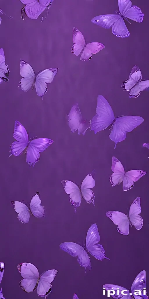 wallpaper purple butterfly