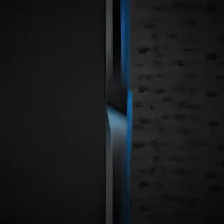 black background with blue