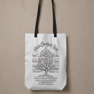 mock up tote bag