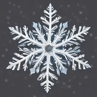 snowflake clipart free