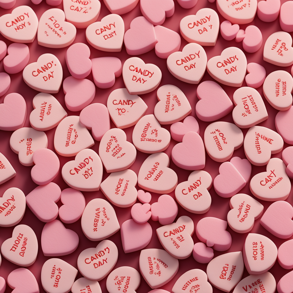candy hearts for valentine's day