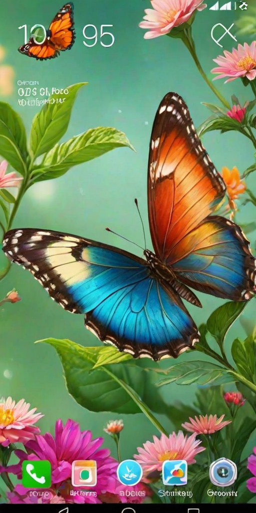 butterfly home screen