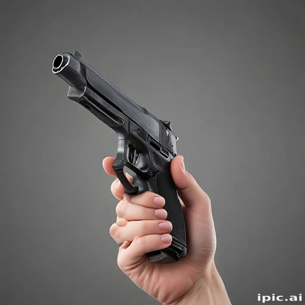 holding gun png