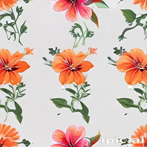 flowers clear background