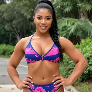 bianca belair bikini