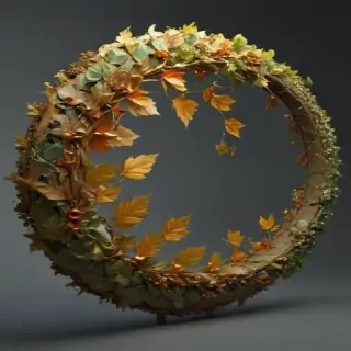 leaf circle