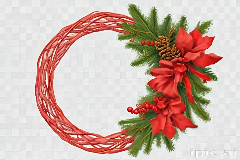 christmas wreath transparent
