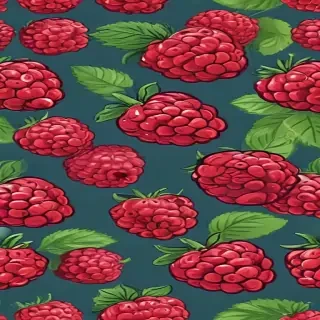 cartoon raspberry