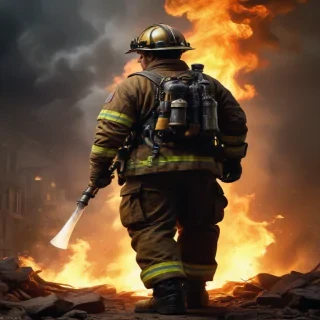 wallpaper fireman