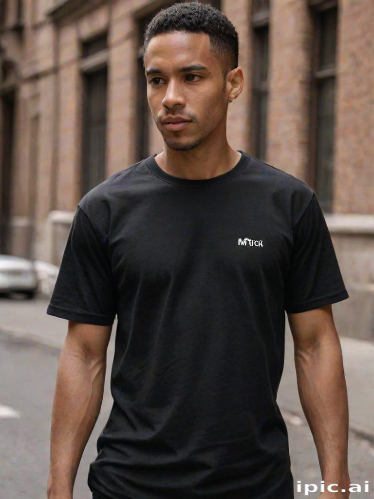 black mockup shirt