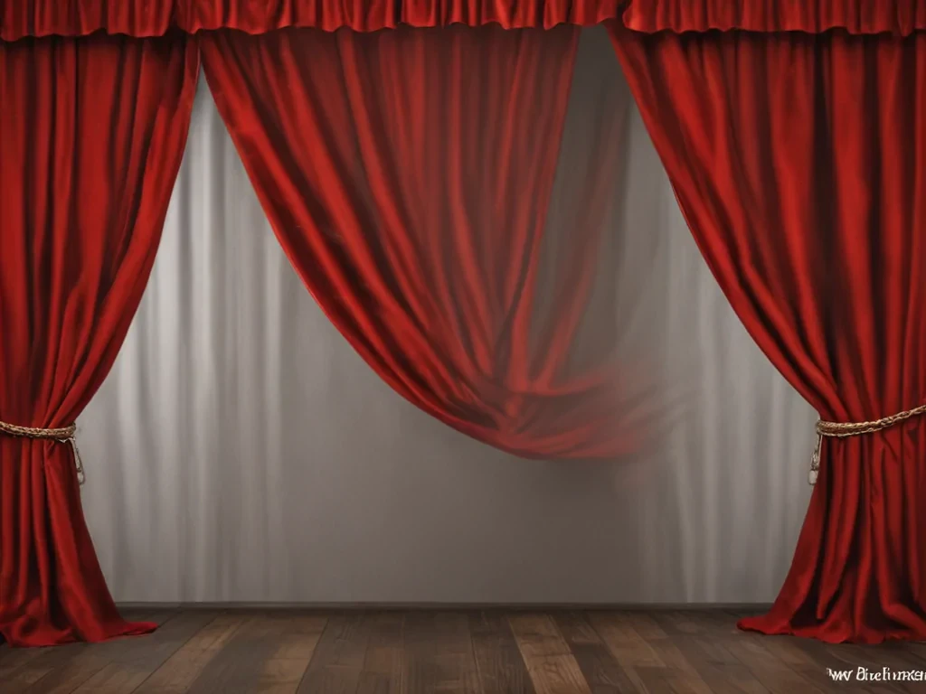 red curtain png