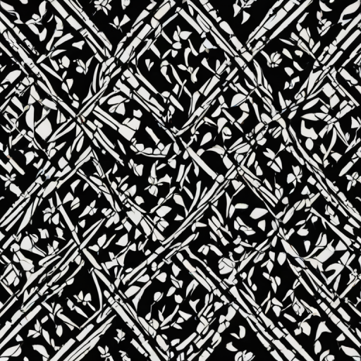 black and white pattern