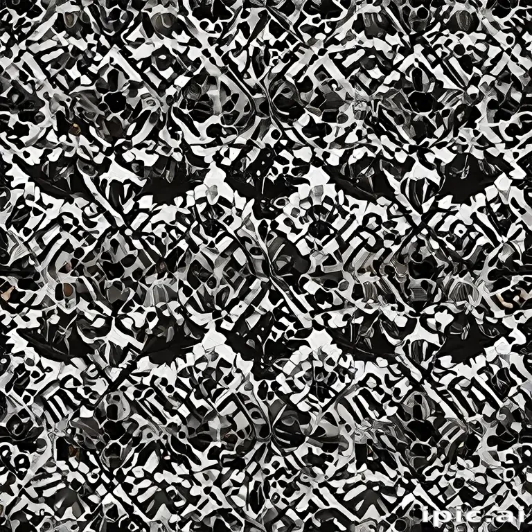 black and white pattern