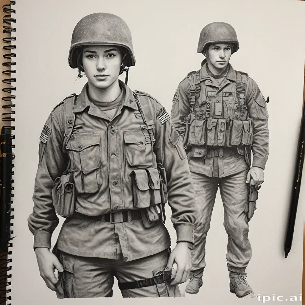 army drawings
