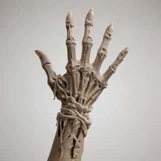skeleton hand png