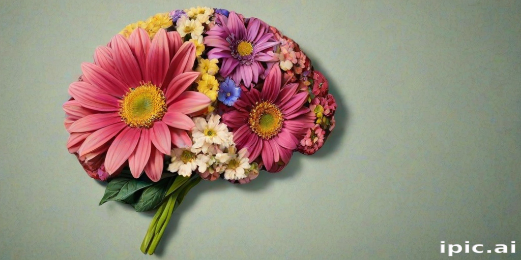 half brain half flowers