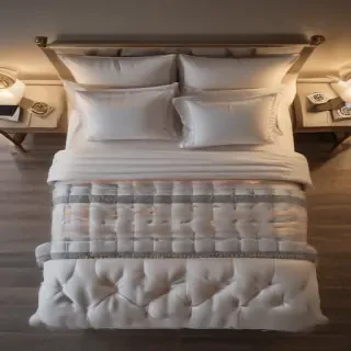 bed top view