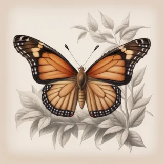 butterfly drawing picture