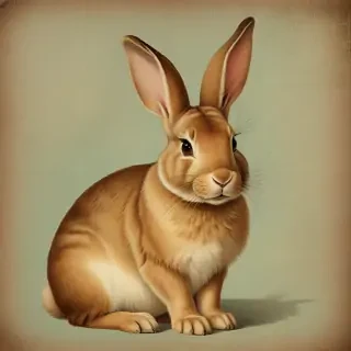 vintage rabbit images