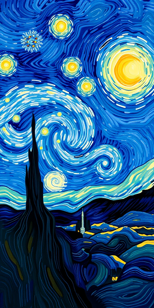 van gogh iphone wallpaper