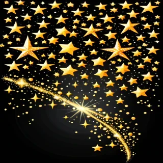 glittering stars png