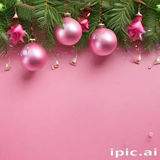 pink christmas background
