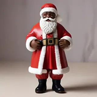 image of black santa