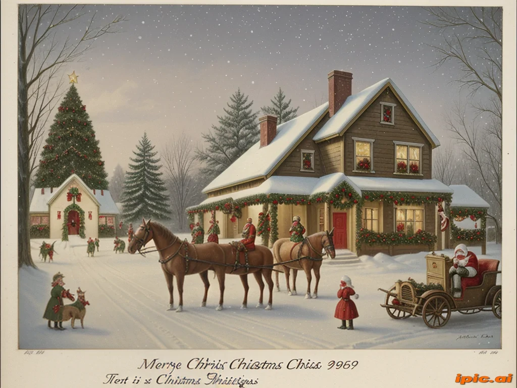 antique christmas images