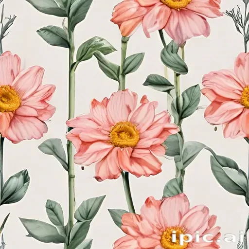flower aesthetic drawings