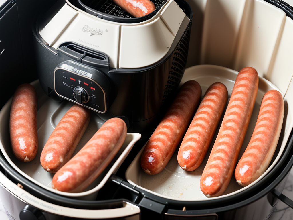 how to cook frozen sausage in air fryer