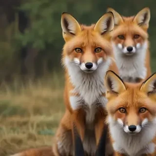 background fox