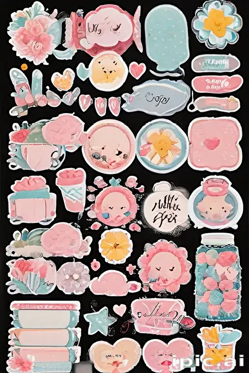 scrapbook stickers png