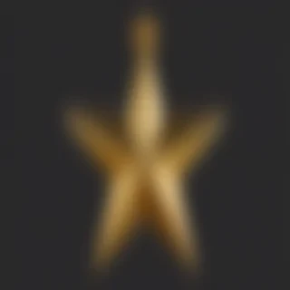 gold star png transparent