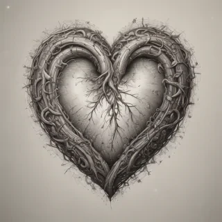 hand drawn heart