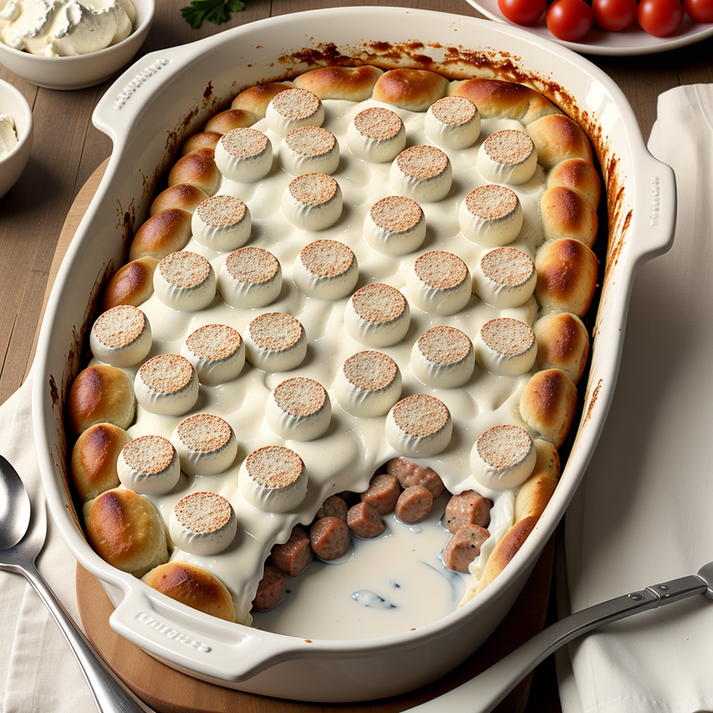 sausage and cream cheese casserole