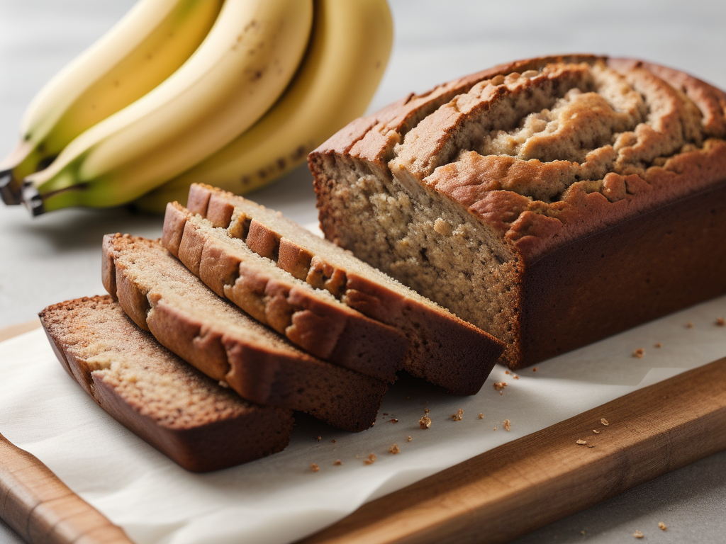banana bread using pancake mix