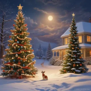 christmas back rounds