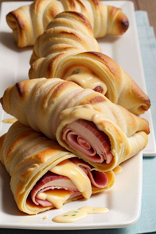 ham and cheese crescent rollups