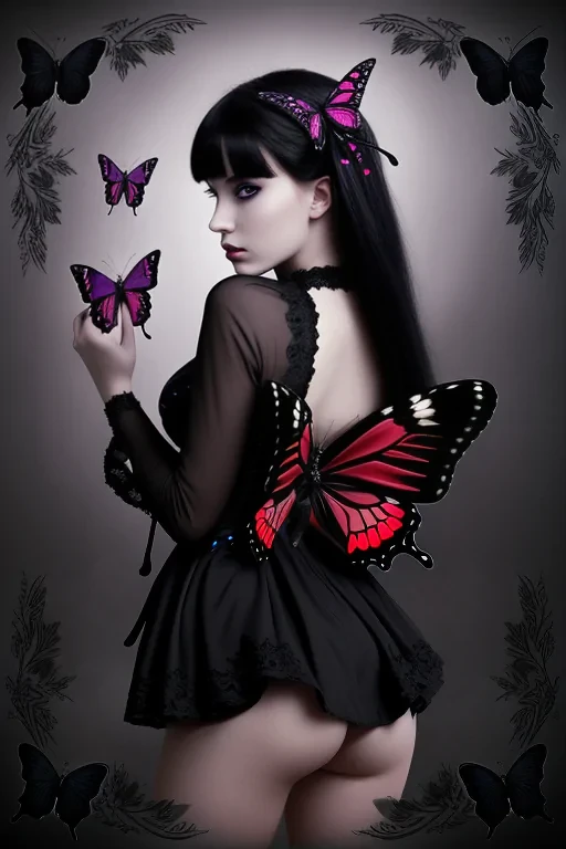dark butterfly aesthetic
