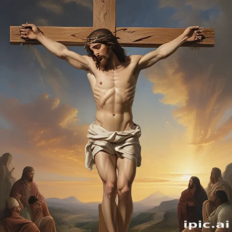 jesus on the cross picture