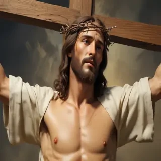 picture of jesus on cross